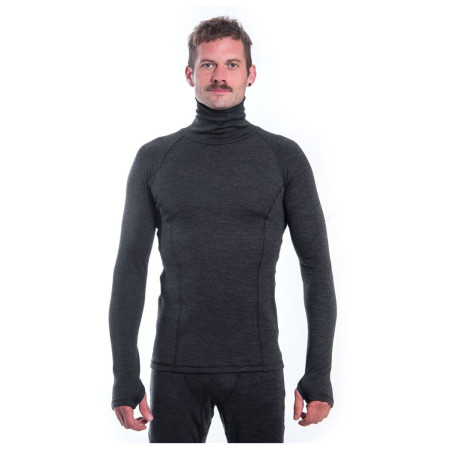 T-shirt fonctionnel homme Sensor Merino Bold Roll Neck à manches longues