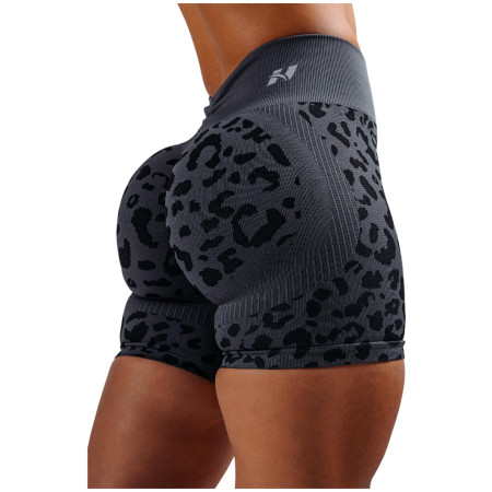 Short femme Nebbia Push-Up Compression Leopard Shorts Primal noir BLACK LEOPARD