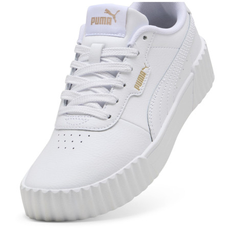 Chaussures enfant Puma Carina 3.0 Jr White-Gold