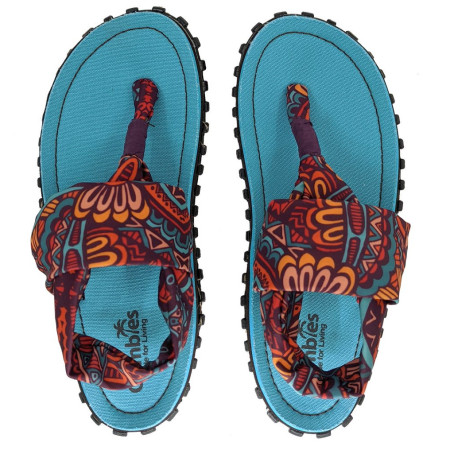 Sandales Gumbies Slingback Turquoise Vintage bleu clair Turquoise