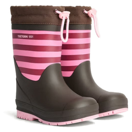 Bottes d'hiver enfant Tretorn Gränna Vinter Bristol Black růžová/hnědá 099/Bristol Black