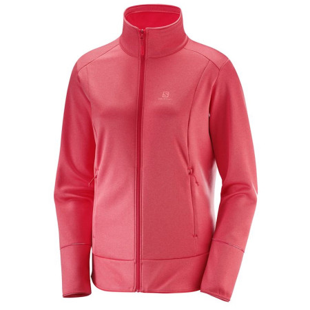 Sweat-shirt femme Salomon Discovery Fz W rose HibiscHeather