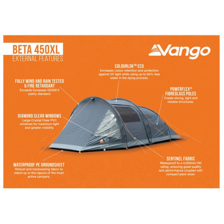 Tente Vango Beta 450XL