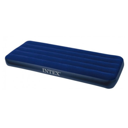 Matelas goflable Intex Cot Size Classic Downy Airbed bleue