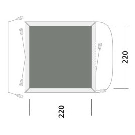 Tapis de tente Outwell Cozy Carpet Daytona Air / Pine Hills