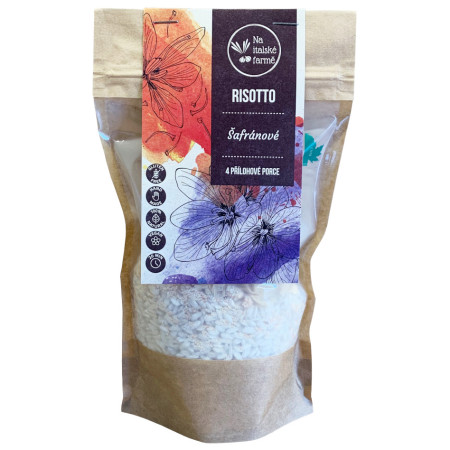 Repas prêt à manger Na Italské farmě Risotto šafránové brun