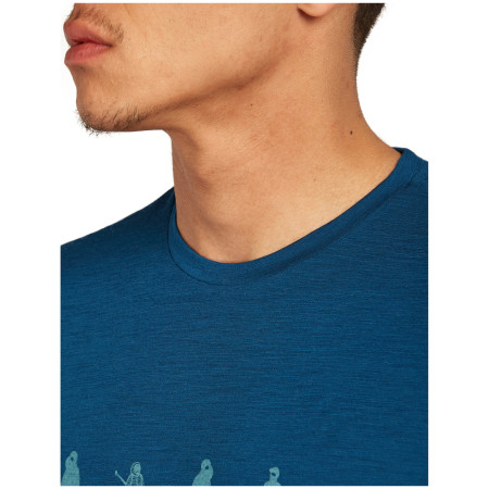 T-shirt homme Icebreaker Men Merino 150 Tech Lite SS Tee Snow Day