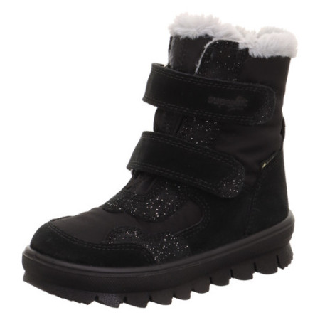 Bottes d'hiver enfant Superfit Flavia Schwarz/Silber noir / argenté Schwarz/Silber
