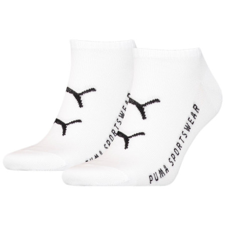 Chaussettes Puma Cat Logo Sneaker 2P blanc white