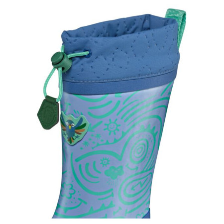 Bottes enfants Affenzahn Rainboot Vegan Puddly Bird of Paradise