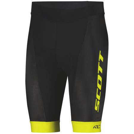 Cuissard de vélo homme Scott M's RC Team ++ noir / jaune black/sulphur yellow