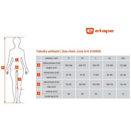 Pantalon vélo femme Etape Livia 3/4