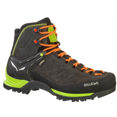 Chaussures homme Salewa MS MTN Trainer MID GTX noir/vert Black/SulphurSpring