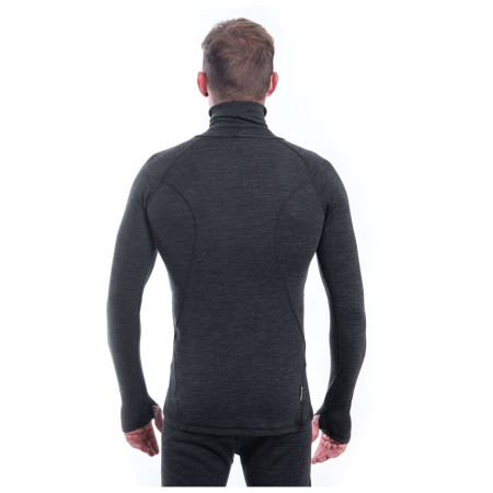 T-shirt fonctionnel homme Sensor Merino Bold Roll Neck à manches longues