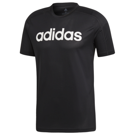 T-shirt homme Adidas D2M COOL Logo T vert Black