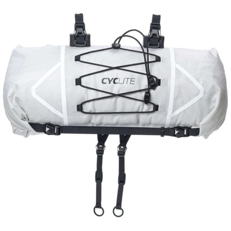 Sacoche vélo de guidon Cyclite Handle Bar Roll Bag blanc bílá