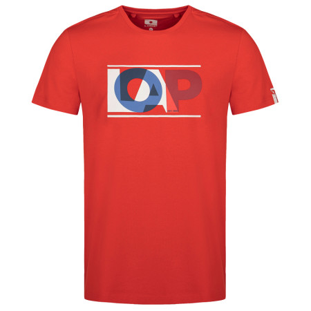 T-shirt homme Loap Albertto rouge Fiery Red | White