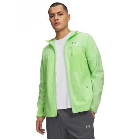 Veste homme Under Armour Velociti Pro Storm Jacket vert clair Lumos Lime / / Reflective