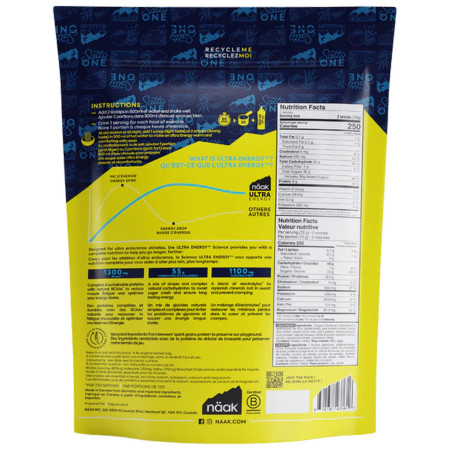 Boisson énergétique Näak Salted Soup - Ultra Energy™ Drink Mix (720g)