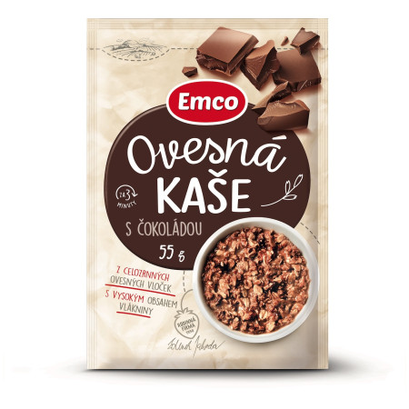 Porridge Emco Porridge d'avoine au chocolat 55 g