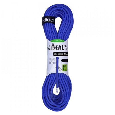 Corde d'escalade Beal Wall School 10,2 mm (30 m) bleue blue
