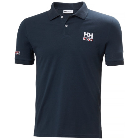 T-shirt homme Helly Hansen Messina Graphic Fitted Polo bleu 599 NAVY