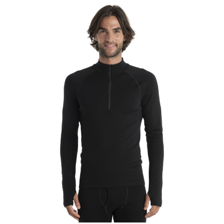 T-shirt fonctionnel homme Icebreaker M 300 MerinoFine Polar LS Half Zip