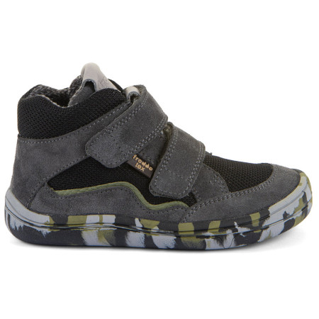 Chaussures barefoot toutes saisons pour enfant Frodo Barefoot Tex Fun Autumn Grey/Black