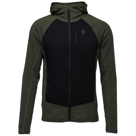 Sweatshirt fonctionnel homme Black Diamond M Coefficient Lt Hybrid Hoody