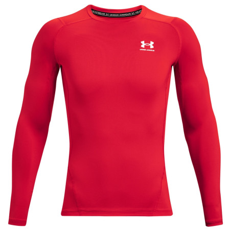 T-shirt fonctionnel homme Under Armour HG Armour Comp LS rouge RED