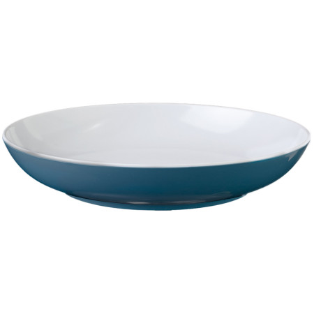 Assiette Brunner Aquarius Deep plate blanc / bleu