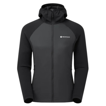 Veste d'hiver femme Montane F Sirocco Lite Hoodie noir BLACK