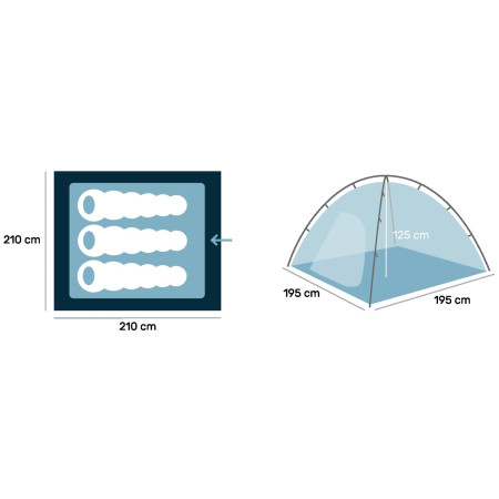 Tente Zulu Easy Tent 3