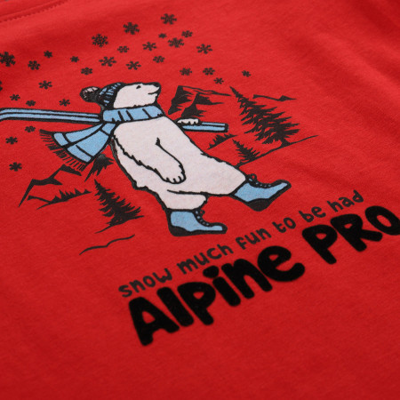 T-shirt enfant Alpine Pro Ecco 2 Red
