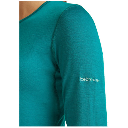 T-shirt fonctionnel femme Icebreaker Women Merino 200 Oasis LS Crewe Sunrise Summit