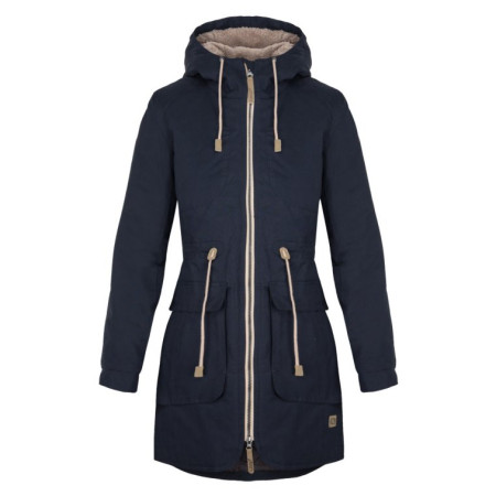 Manteau femme Loap Noela bleu foncé TotalEclipse
