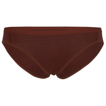 Culotte femme Icebreaker Siren Bikini rouge / brun espresso