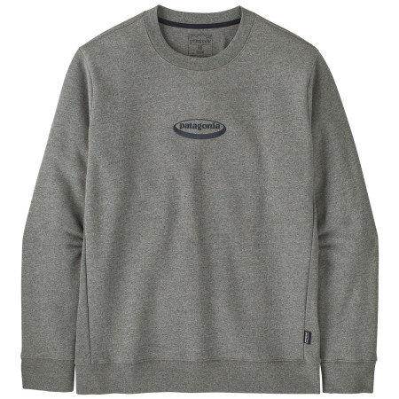 Sweat-shirt homme Patagonia Men's '95 Oval Logo Uprisal Crew Sweatshirt gris Gravel Heather