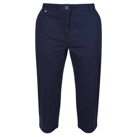 Pantalon 3/4 femme Regatta Mayaan Capri bleu foncé Navy