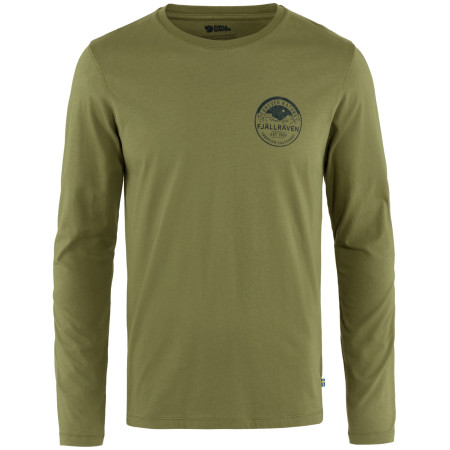 T-shirt homme Fjällräven Forever Nature Badge LS vert clair Caper Green