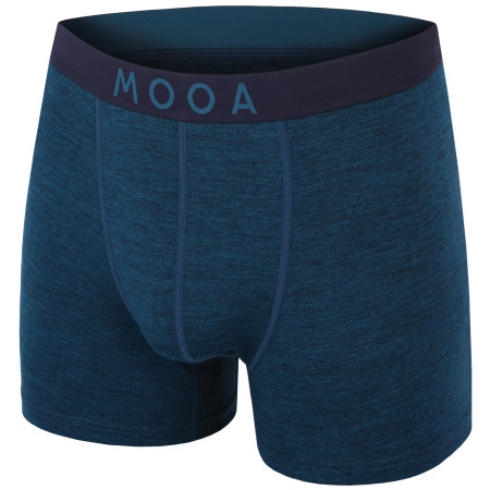 Caleçon homme MOOA MerinoSilk 4in bleu legion blue melange