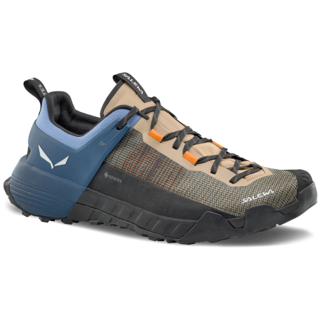 Chaussures randonnée homme Salewa Wildfire Nxt Gtx M beige / bleu Quicksand/Dark Denim