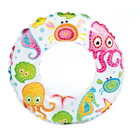 Anneau Intex Lively Print Swim Ring 59230NP rose PinkOctopAndFriends