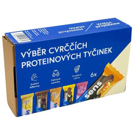 Barre protéinée Sens Barres protéinées aux grillons dans un emballage cadeau