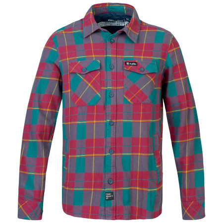 Chemise homme Rafiki Virage 2023 rouge / bleu jalapeno plaid
