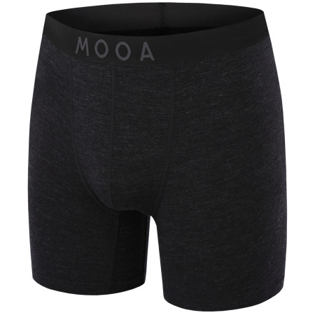Caleçon homme MOOA MerinoSilk 6in noir black melange