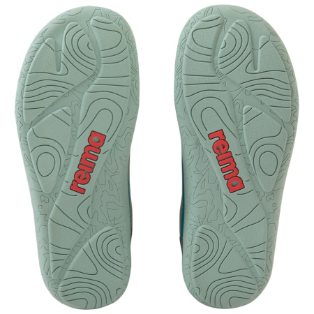 Chaussures barefoot pour enfant Reima Tallustelu Stone Green