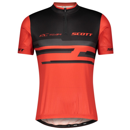 Maillot vélo homme Scott M's RC Team 20 s/sl rouge FireRed/DarkGray