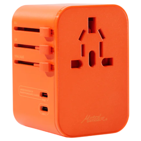 Adaptateur Matador Global Travel Adapter orange Orange