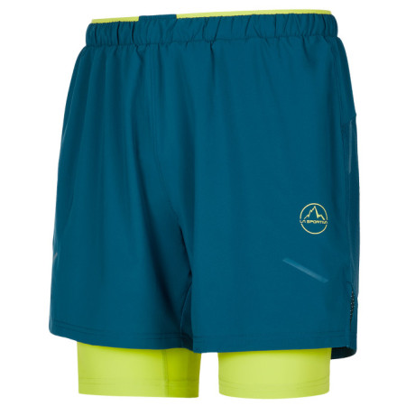 Short homme La Sportiva Trail Bite Short M bleue Storm Blue/Lime Punch